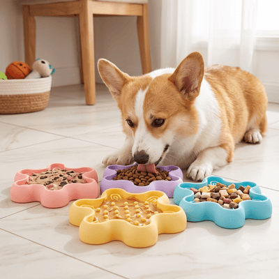 CT0230 1 Pieza De Plato De Alimentación Lenta Para Mascota