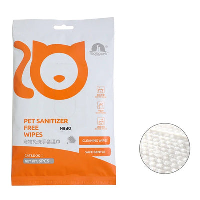 CT0252 1 Paquetes De Toallita De Guante Limpieza Para Mascota