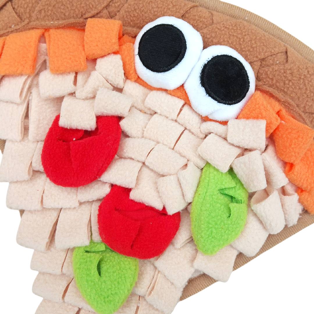 CT0283 1 Pieza Tapete de Estimulación Olfativa Diseño de Comida Para Mascotas