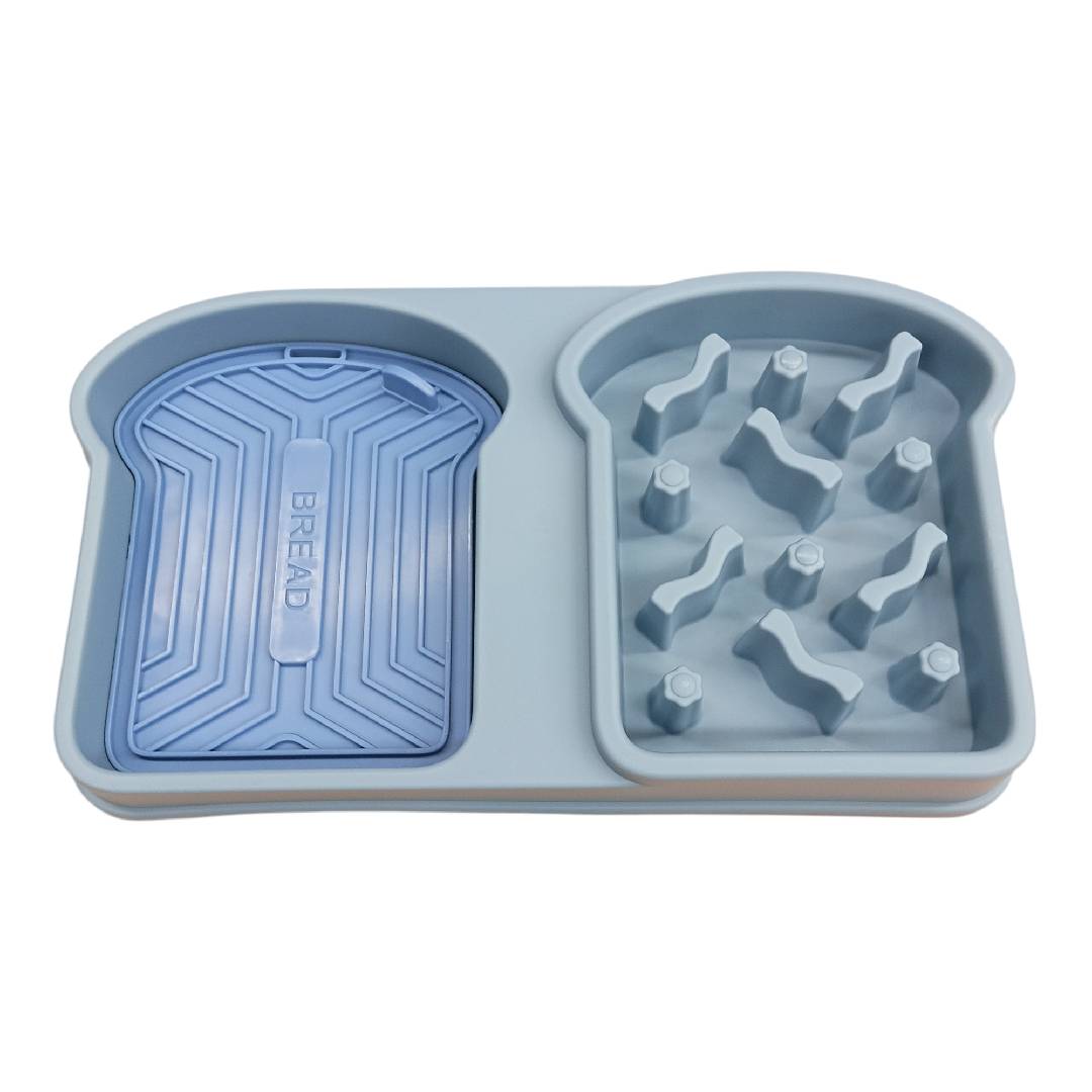 CT0313 1 Pieza De Tazón De Alimentacion Lenta Para Mascota