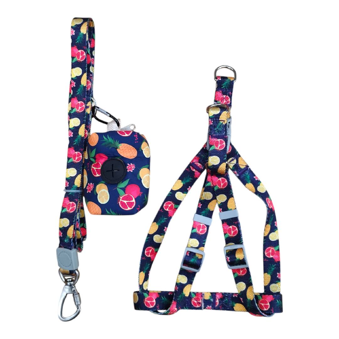 CT0321 1 Pieza De Pechera Con Correa Con Dispensador De Basura Para Mascota