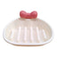 CT0369 1 Pieza De Tazón De Alimentación Lenta Con Relieve Y Moño Desmontable Para Mascota