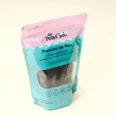 CT0623 90gr Premios De Res Corazón Deshidratado