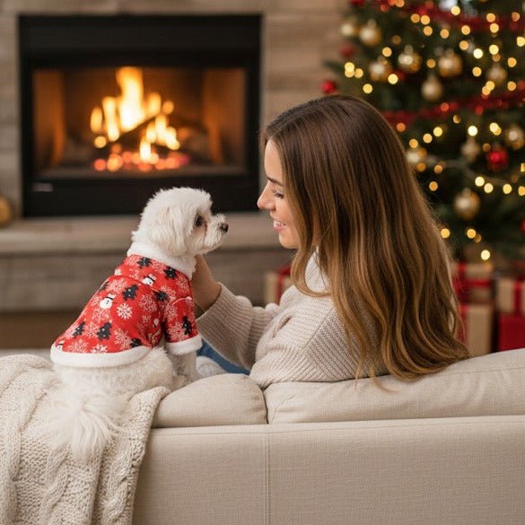 CT0759 1 Pieza De Ropa De Invierno De Navidad  Para Mascota
