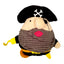 CT0803 1 Pieza De Juguete De Peluche Con Diseño De Pirata Para Mascota