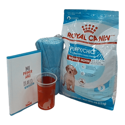 CT0906 1 Pieza Kit Alimento Puppy, Frasada y Libro