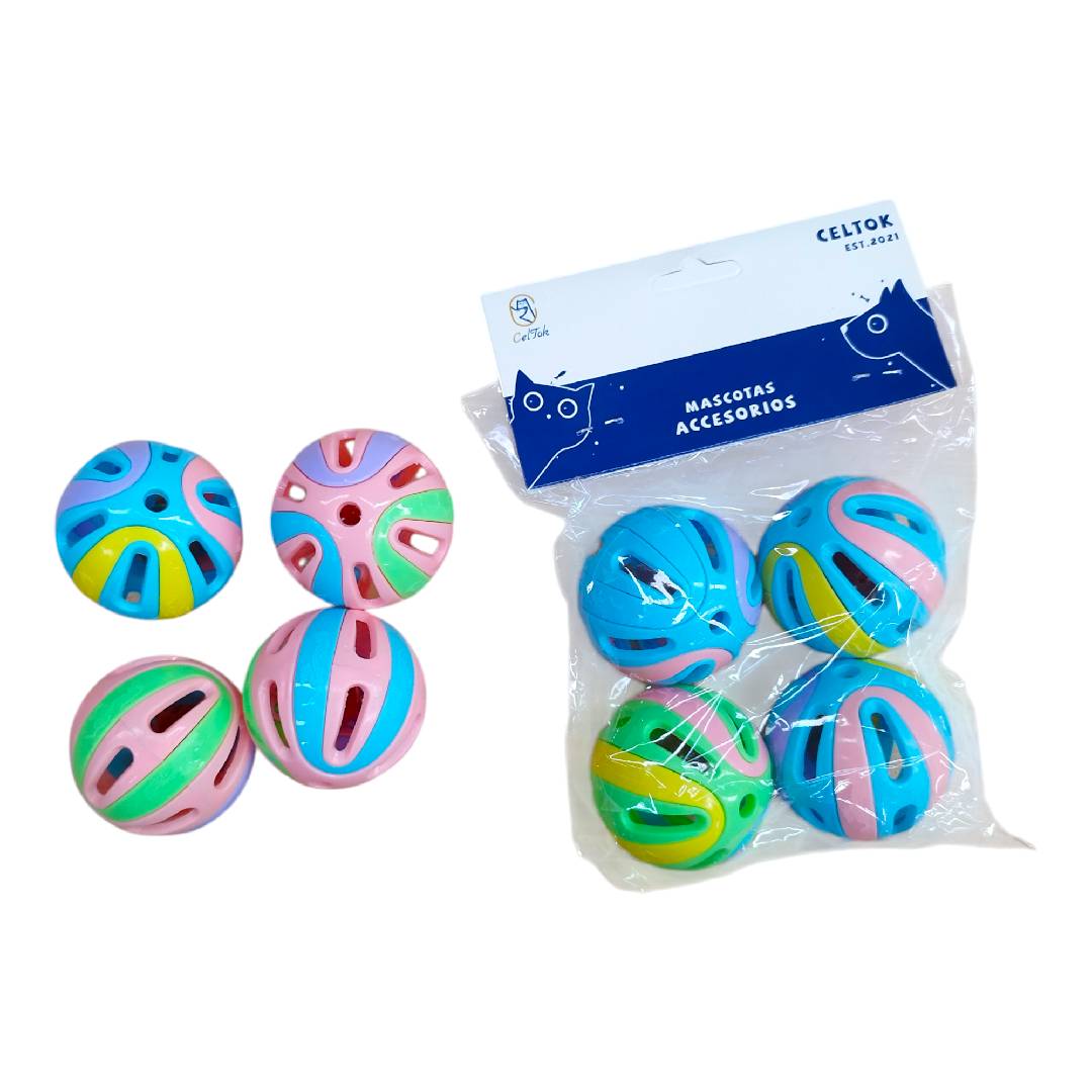 CT0919 1 Set De 4 Piezas De Pelota Para Mascota