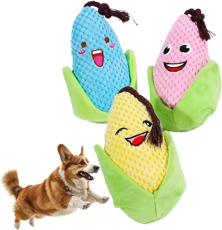 CT1070 1 Pieza De Juguete De Peluche Con Diseño De Elote Para Mascota