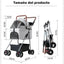 CT1138 1 Pieza de Carriola Plegable para Mascota