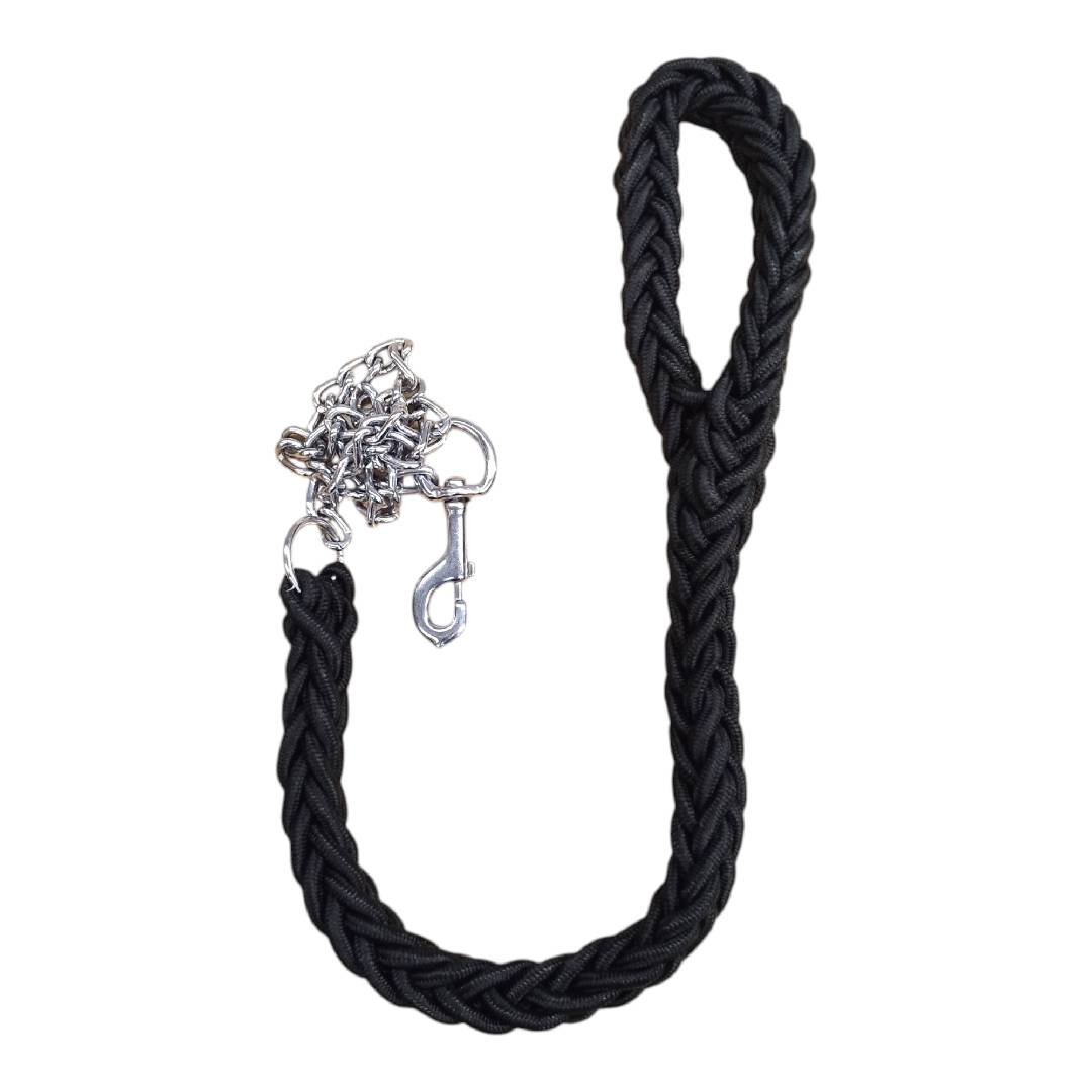 CT1179 1 Pieza De Correa Trenzada Con Cadena Para Mascota