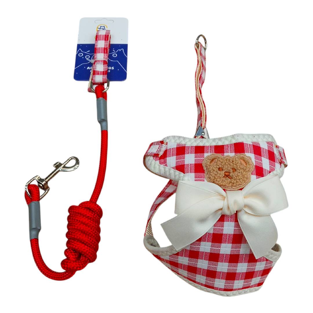 CT1460 1 Pieza De Pechera Con Correa Para Mascota