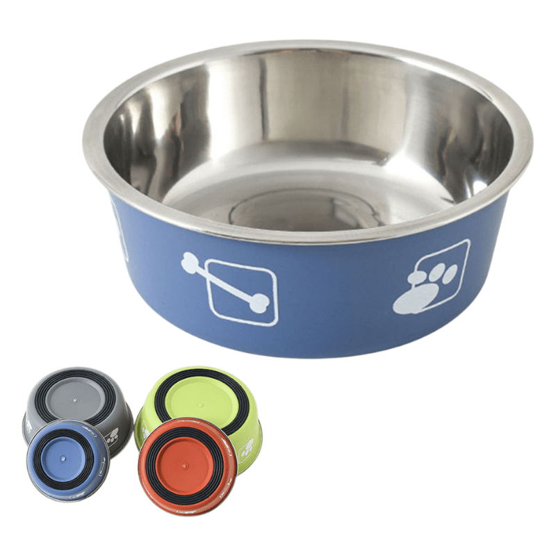 CT1506 1 Pieza De Tazon De Acero Para Mascota