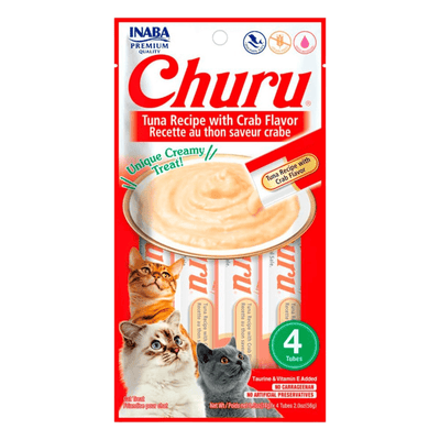 CT1521 4 Piezas De Tubos Churu Cangrejo Para Mascota