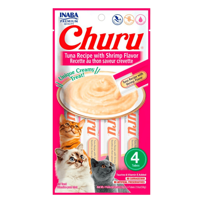 CT1522 4 Piezas De Tubos Churu Camarones Para Mascota