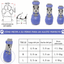 CT1658 1 Kit de 4 Zapatitos Para Mascota