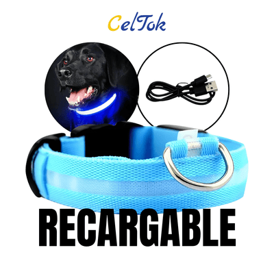CT1804 1 Pieza De Collar De Luz LED De USB Recargable