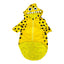 CT1916 1 Pieza De Impermeable Diseño Dinosaurio Lunares Amarillos Para Mascota