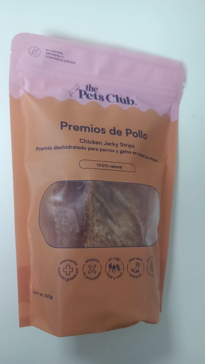 CT2101 120gr Premios De Pollo Chicken Jerky Strips
