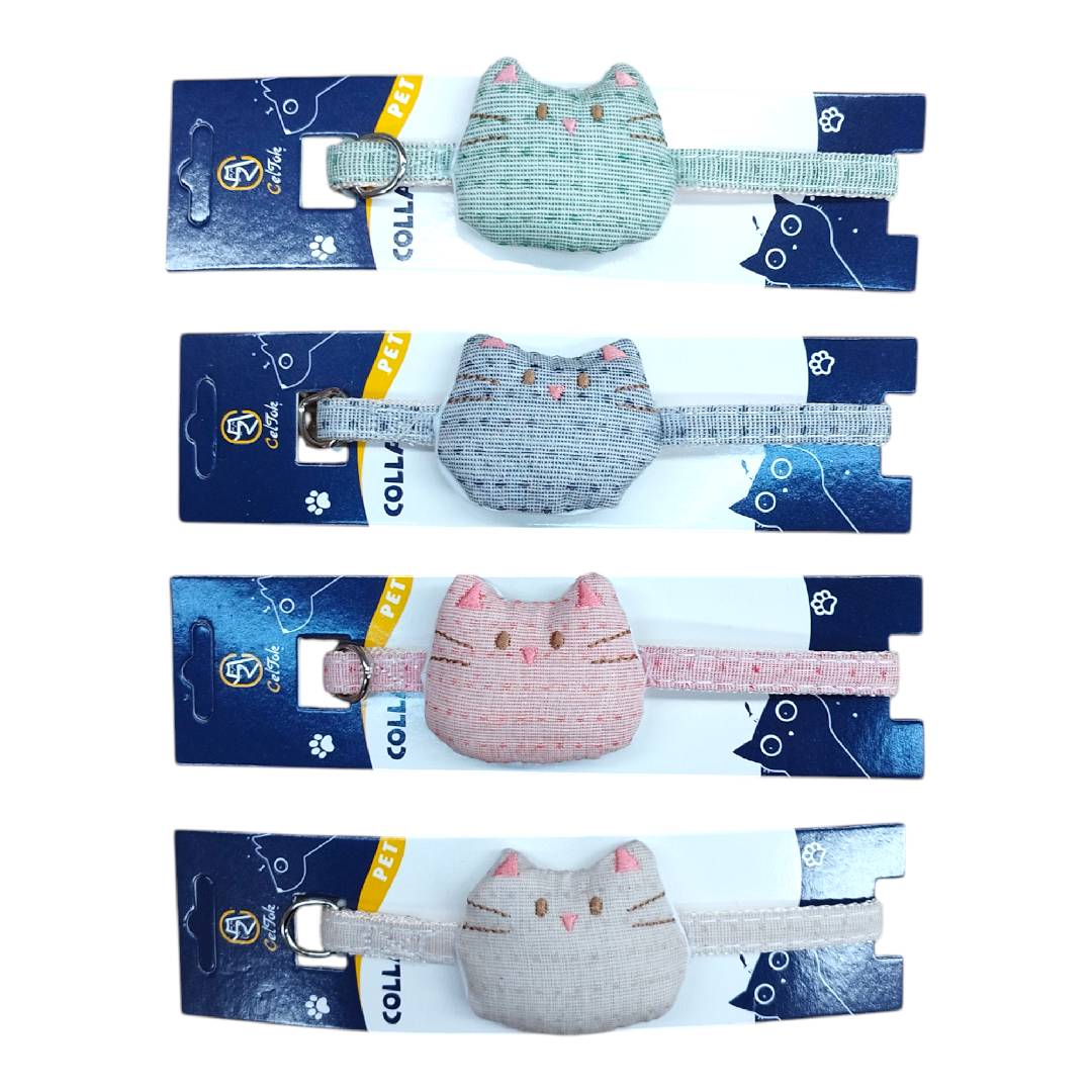 CT2139 1 Pieza Collar Para Mascota Con Diseño De Gato
