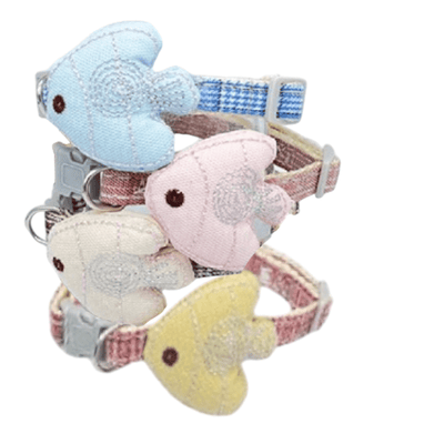 CT2153 1 Pieza Collar Para Mascota Con Diseño De Pez