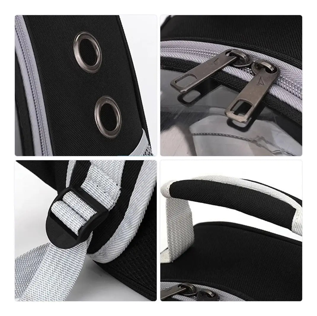 CT2375 1 Pieza Mochila Transportadora Tipo Cápsula Con Burbuja Transparente Para Mascotas