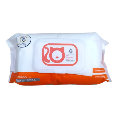 CT2425 1 Paquete Con 80 Piezas de Toallitas Húmedas Para Mascota