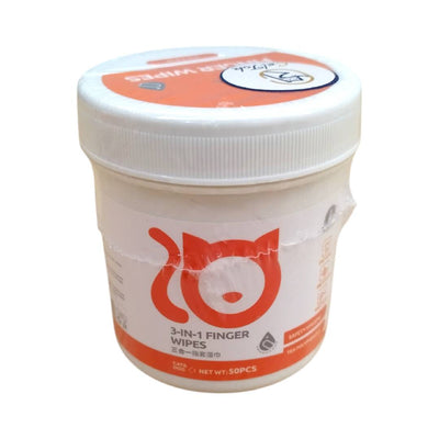 CT2456 1 Bote con 50 Toallitas Humedas Para Mascota