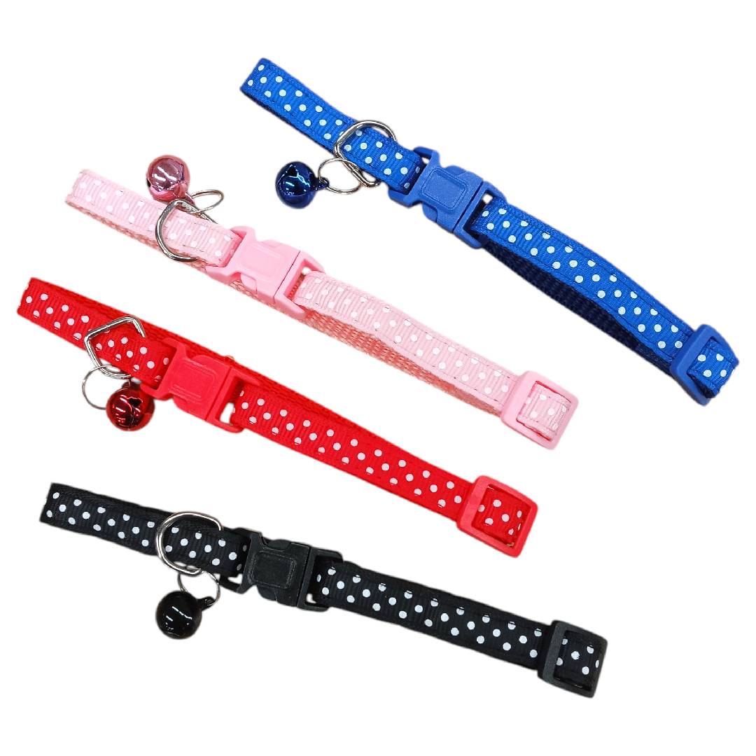 CT2536 1 Pieza De Collar Ajustable Diseño Puntos Para Mascota
