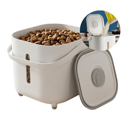 CT2548 1 Pieza De Contenedor Hermético Multiusos 10kg Para Granos Secos y Alimento Para Mascotas