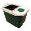 CT3034 1 Pieza De Contenedor Hermético Multiusos 5kg - 7kg Con Cuchara Y Tapa Transparente Para Granos Secos y Alimento Para Mascotas