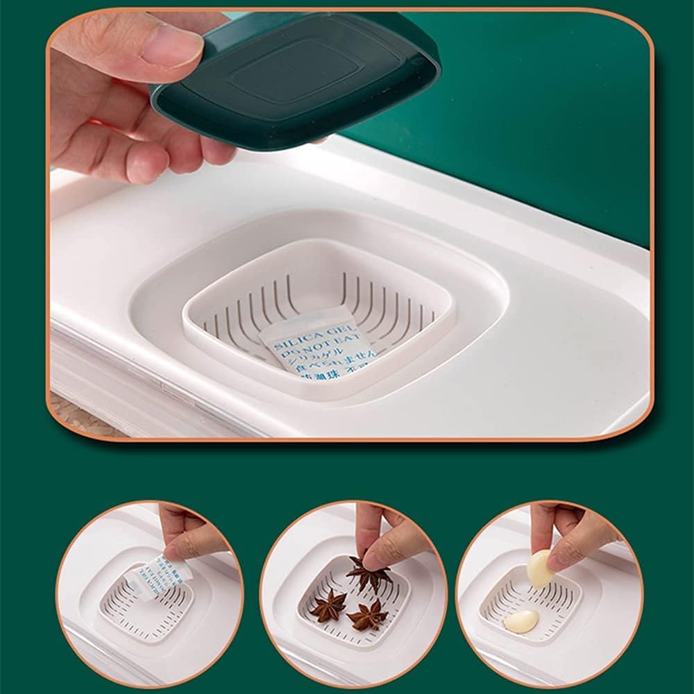 CT3034 1 Pieza De Contenedor Hermético Multiusos 5kg - 7kg Con Cuchara Y Tapa Transparente Para Granos Secos y Alimento Para Mascotas