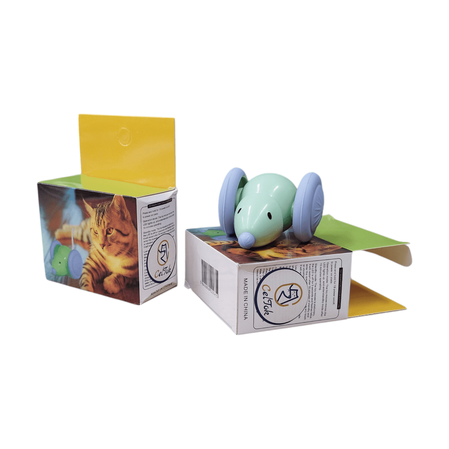 CT3040 1 Pieza De Juguete En Forma De Raton Con Luz Recargable Para Mascotas