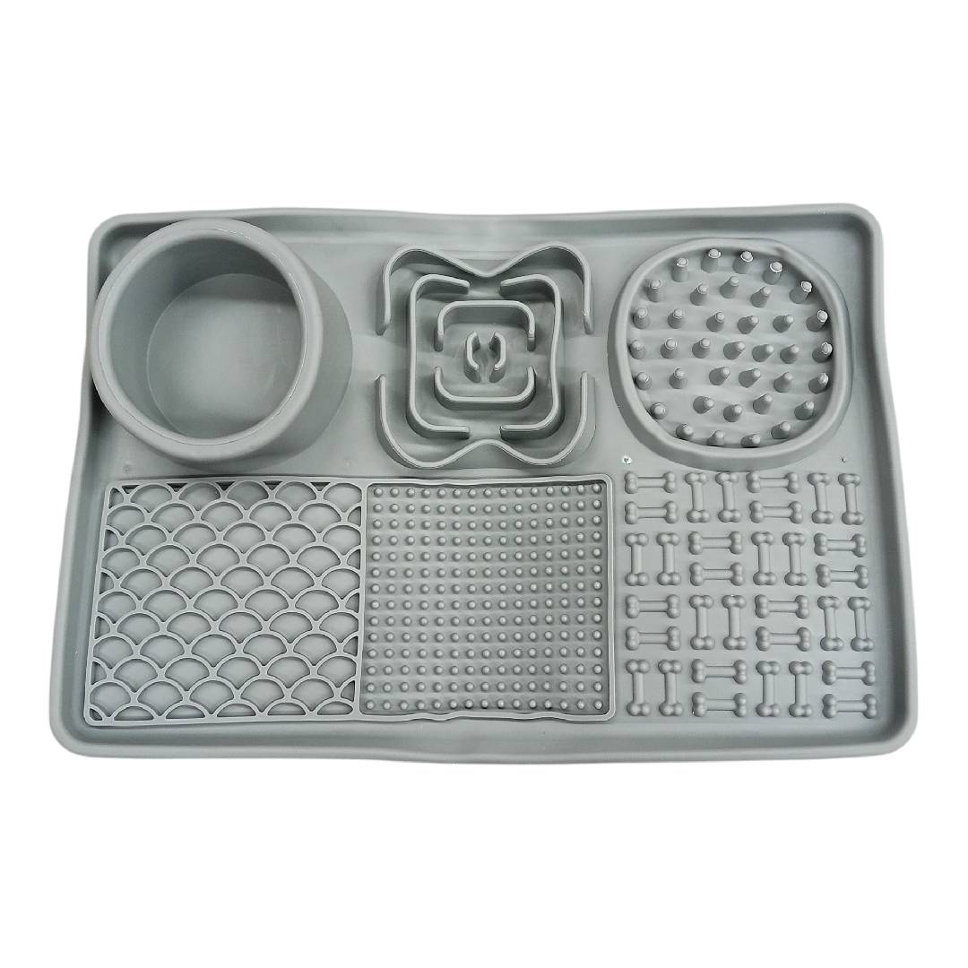 CT3119 1 Pieza De Tazón De Alimentacion Lenta Para Mascota