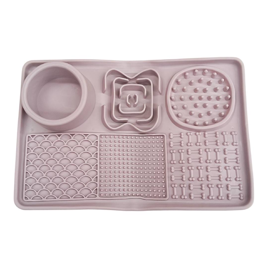 CT3119 1 Pieza De Tazón De Alimentacion Lenta Para Mascota