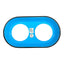 CT4086 1 Pieza De Tazon Doble De Acero Para Mascota