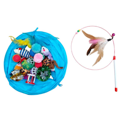 CT4123 1 Set De Tunel con Juguetes Para Mascota