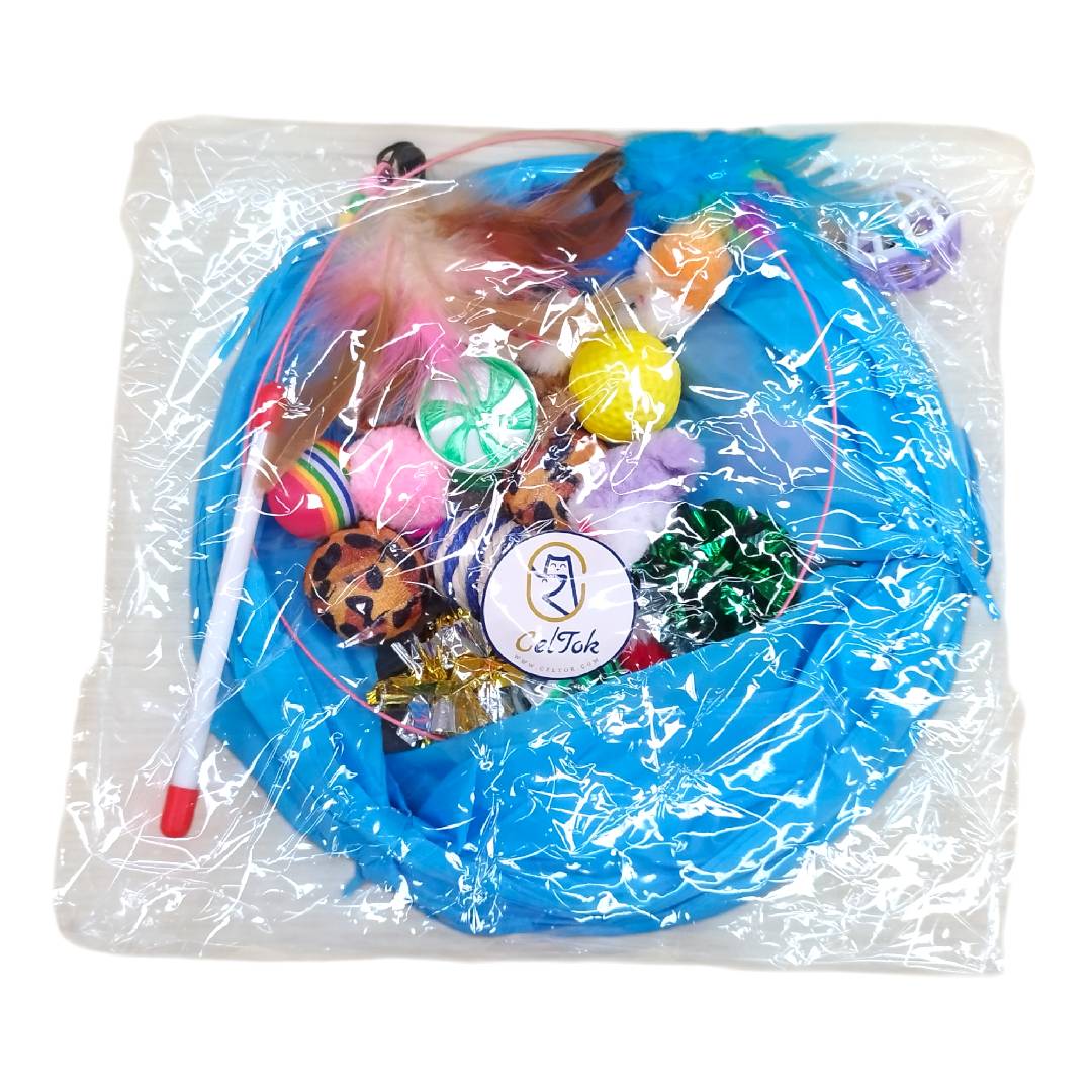CT4123 1 Set De Tunel con Juguetes Para Mascota
