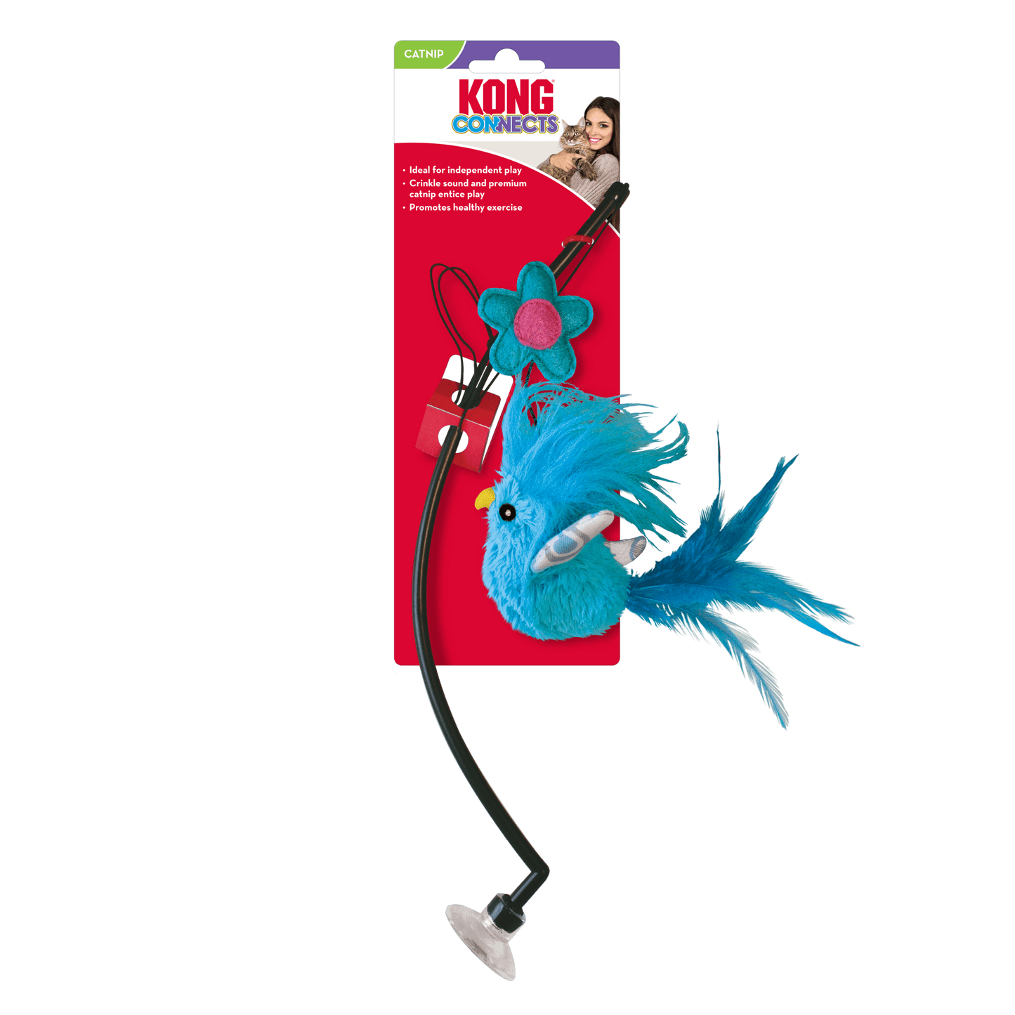 CT4219 1 Pieza Juguete Window Teaser Plumero Para Ventana Para Mascotas