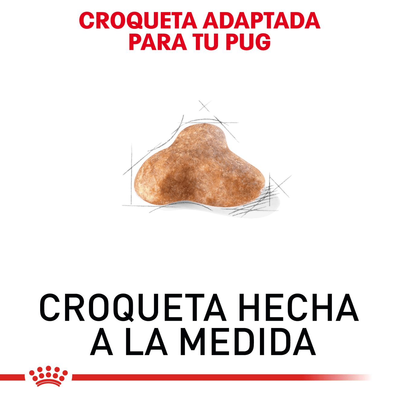 CT5455 1 Pieza De Alimento Para Pug Adulto