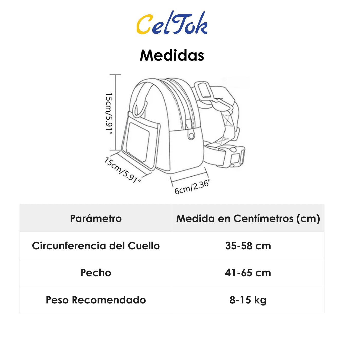 CT5513 1 Pieza De Mochila Con Correa Para Mascota