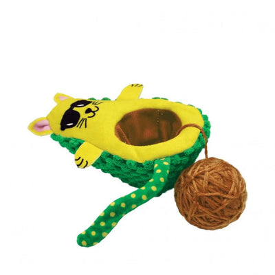 CT5930 1 Pieza de Juguete Con Diseño De Gato  Aguacate Con Bola De Hilo Para Mascotas