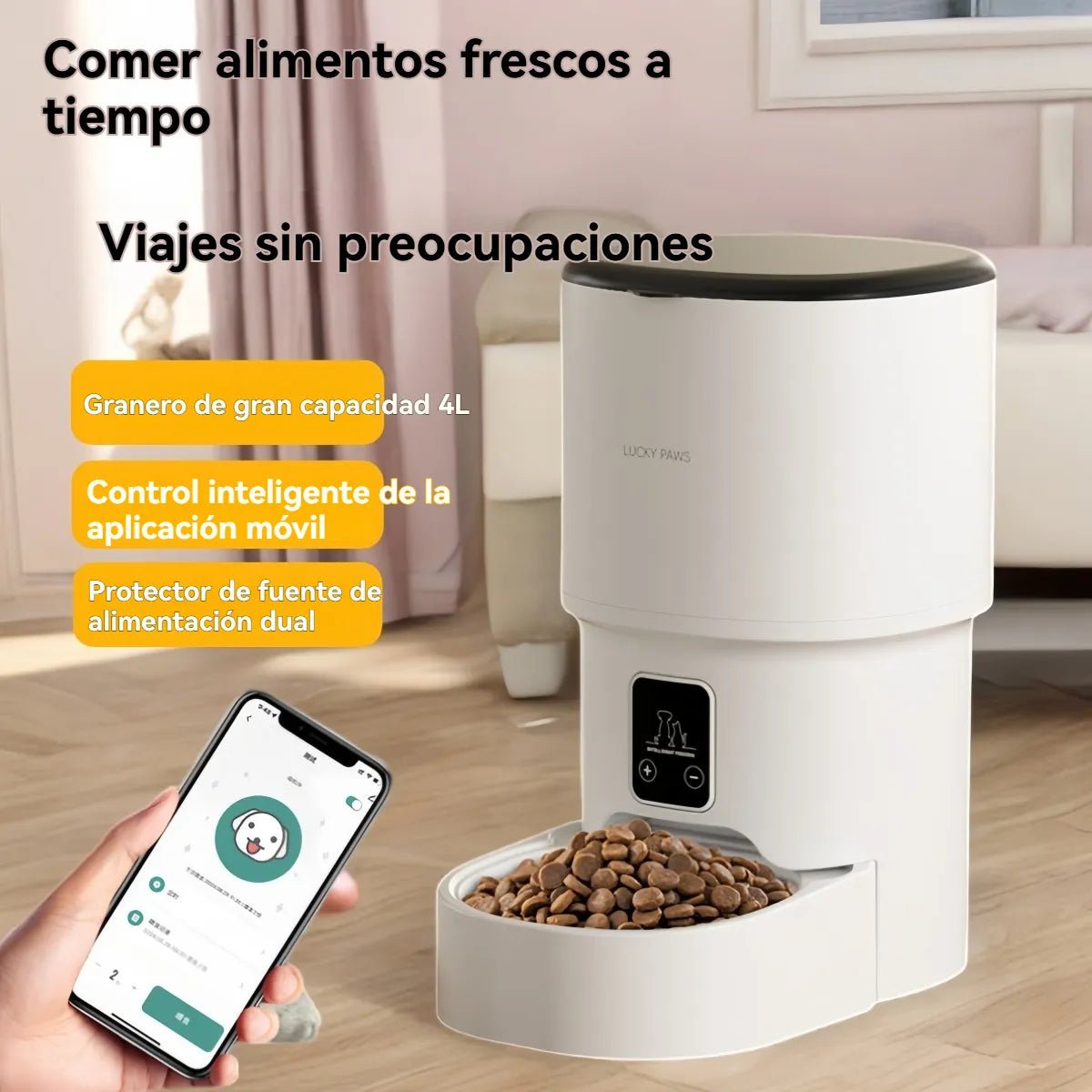 CT6083 1 Pieza Dispensador Electrónico De Comida