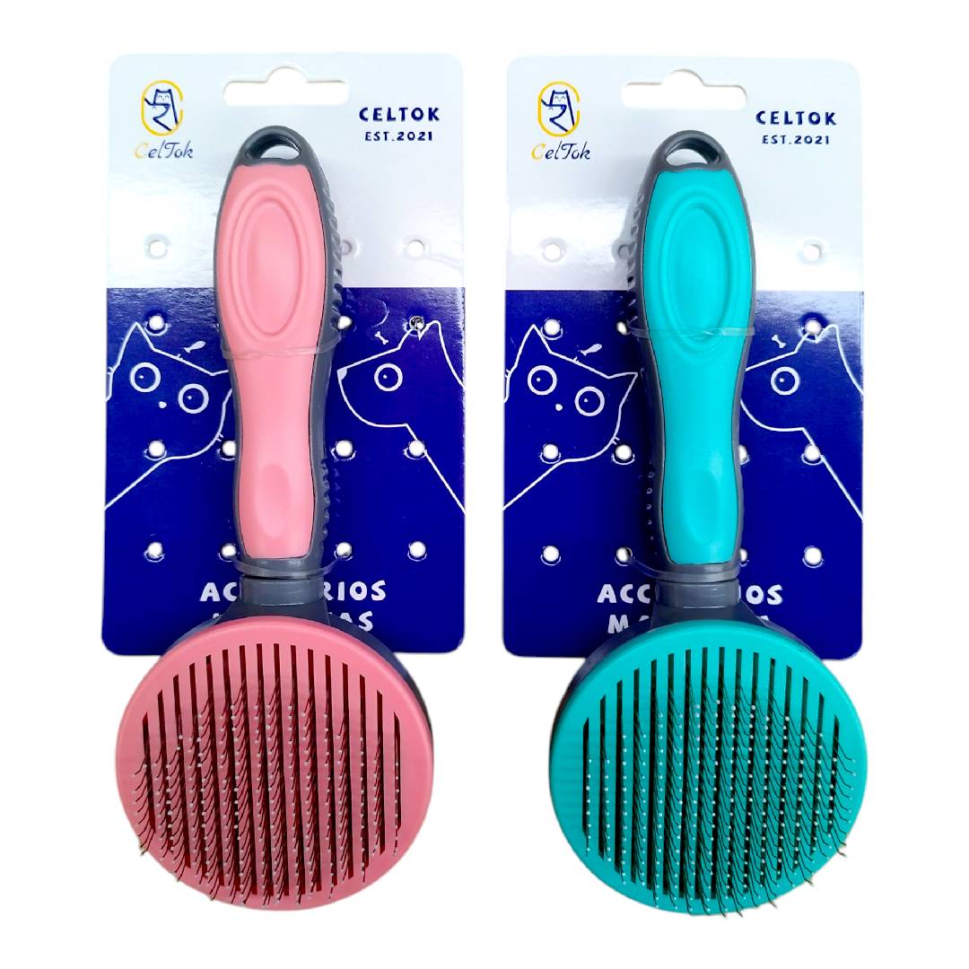 CT6718 1 Pieza De Cepillo Con Boton Para Mascota