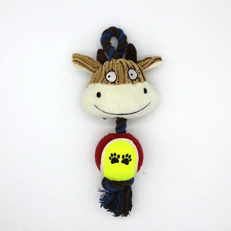 CT9558 1 Pieza De Juguete De Cuerda Y Peluche Con Diseño de Animalito Para Mascota