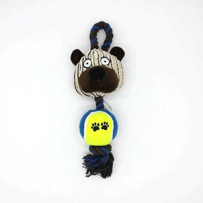 CT9558 1 Pieza De Juguete De Cuerda Y Peluche Con Diseño de Animalito Para Mascota
