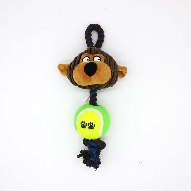 CT9558 1 Pieza De Juguete De Cuerda Y Peluche Con Diseño de Animalito Para Mascota