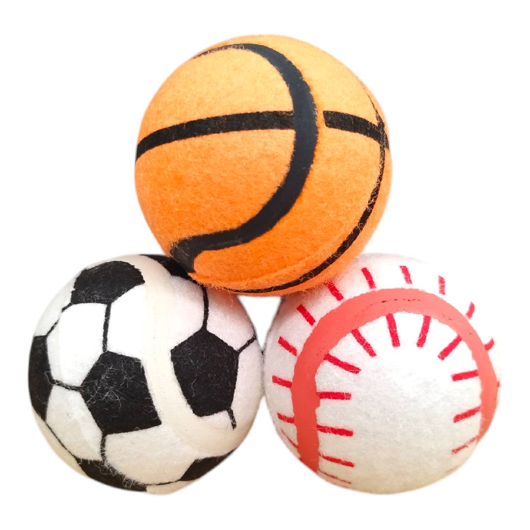 CT9574 1 Set con 3 Pelotas De Juguete Para Mascota