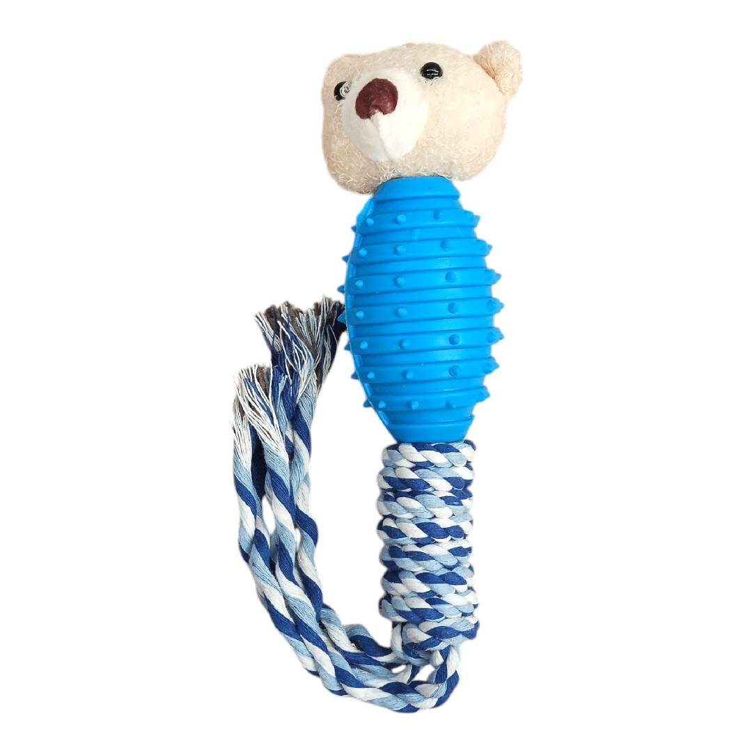 CT9604 1 Pieza De Juguete Mordedor De Peluche Con Diseño de Animalito Para Mascota