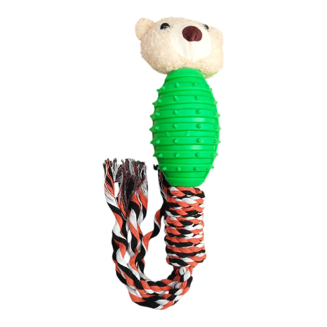 CT9604 1 Pieza De Juguete Mordedor De Peluche Con Diseño de Animalito Para Mascota