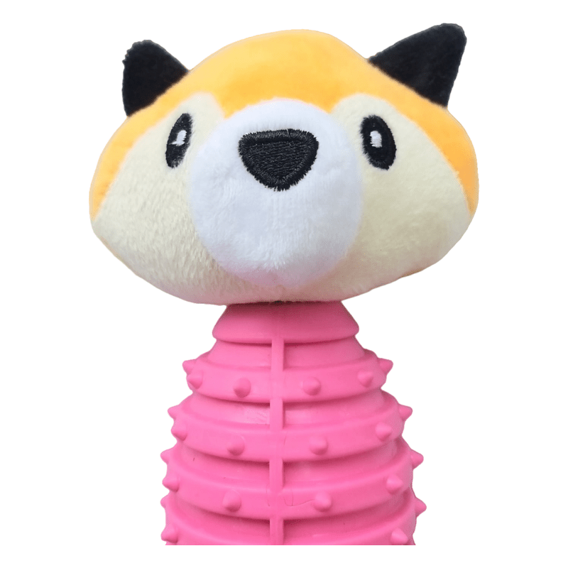 CT9604 1 Pieza De Juguete Mordedor De Peluche Con Diseño de Animalito Para Mascota